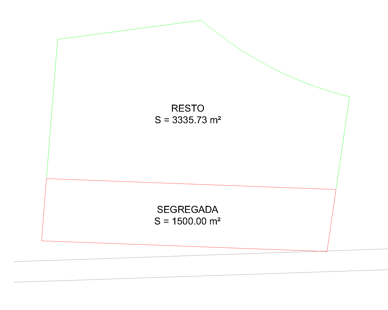 Segregación de parcelas: segrega